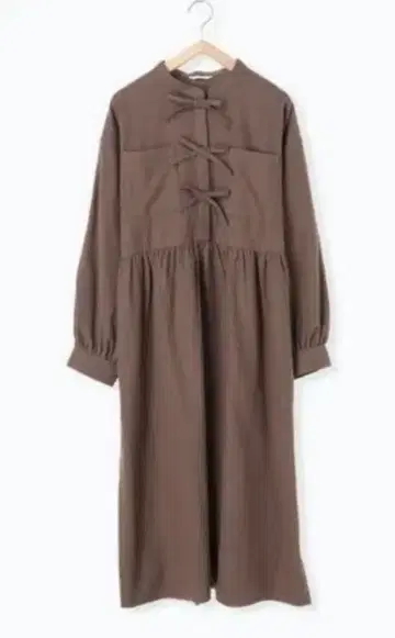 에카 소포 ehekasopo 리본 오픈 원피스 차콜 새상품 SM2