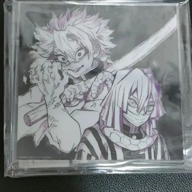 귀멸의 칼날 아크릴 스탠드 이구로 사네미 유포터블 일러스트 원화