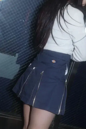 HTH x Dickies 집 미니 스커트 M 사이즈 네이비