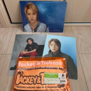 타키자와 히데아키 타키&츠바사 책받침 티셔츠 콘서트 굿즈