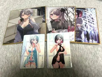 시노와 코이 색지 3점 돈키 혜택 카드 2종 세트