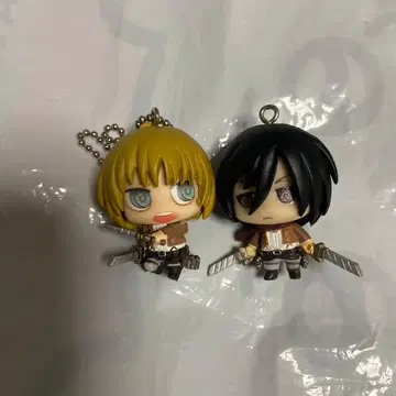 진격의 거인 카라콜레 피규어 치비 캐릭터 미카사 아르민