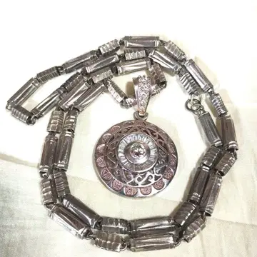 휠 펜던트 925 목걸이