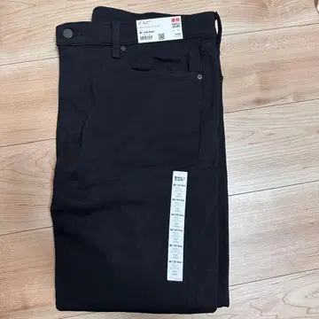 울트라 스트레치 청바지 블랙 남성용 3XL