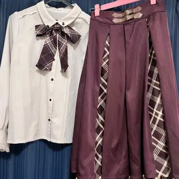 axes femme 블라우스 스커트 셋업