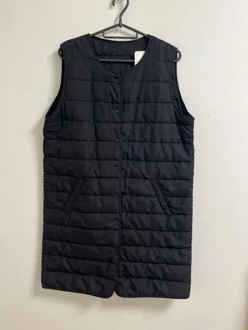 충전솜 퀼팅 롱 베스트