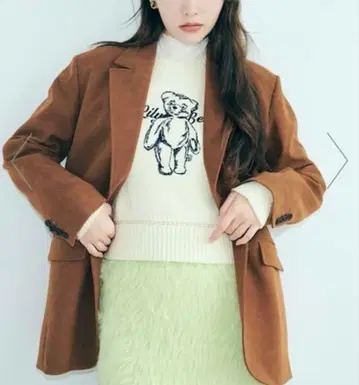 릴리 브라운 전개 오버 자켓