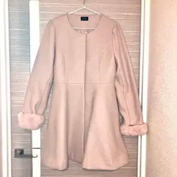 evelyn 비쥬 코트 핑크