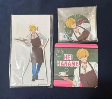 망각 배터리 요우 케이 콜라보 카페 아크릴 스탠드 캔뱃지 코스터