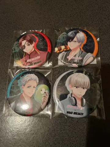 포켓코로 트윈 WIND BREAKER 윈드브레이커 콜라보 캔뱃지