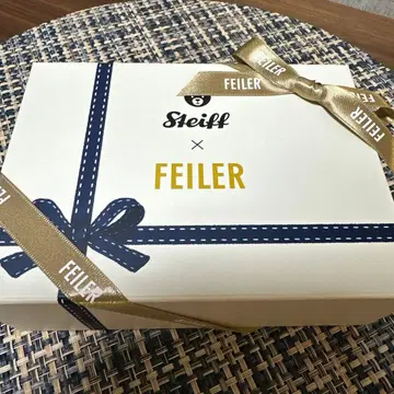 Steiff x FEILER 콜라보 세트 미개봉 새상품 슈타이프 페이러