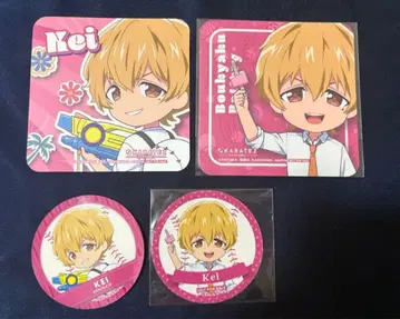 망각 배터리 요우케이 카라테츠 콜라보 스티커 코스터