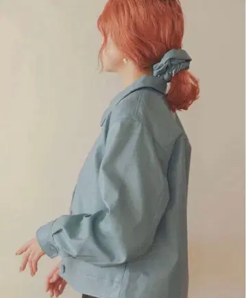 Muleau 무르 가죽 자켓 스즈모토 미유 블루 프리 사이즈