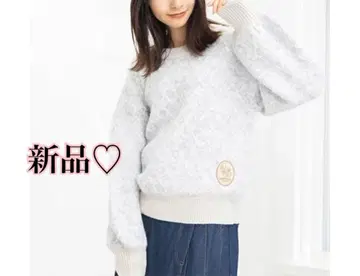 새상품! 프리미엄 스칼라 체크 무늬 울 혼방 니트 절개 풀오버