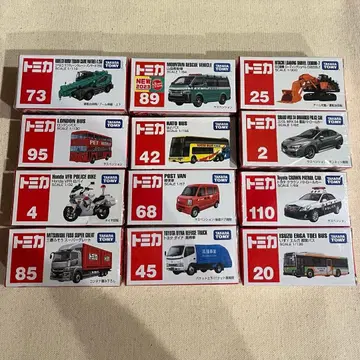 토미카 작업 차량 미개봉 새상품 미니카 12대 묶음 판매