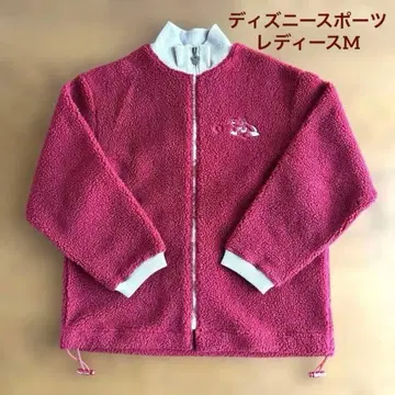 [ 디즈니 스포츠 ] 미키마우스 보아 자켓 점퍼 레드 M