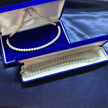 2점 긴자 주얼리 마키 진주 목걸이 초커 관혼상제 결혼식