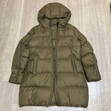 무인양품 다운 코트 카키