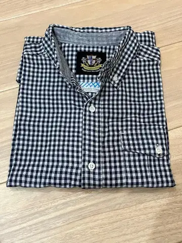 HERRINGBONE CLUB 헤링본 클럽 체크 무늬 긴팔 셔츠 M