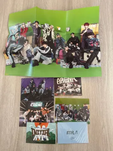 ini 집합 사진 포스터 FC 계속 혜택 등 묶음 판매 세트