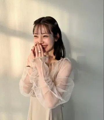 hinari 포멀 원피스 드레스 베이지