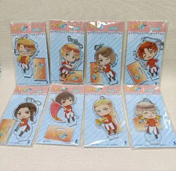 헤타리아 아크릴 스탠드 키링 8세트