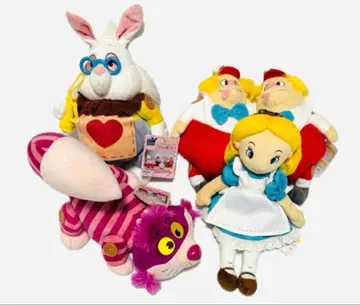 원더랜드 앨리스 봉제 인형 세트 전 4종 풀컴프