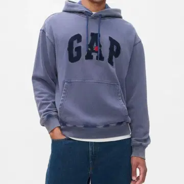 새상품급 Gap 후드티 로고 오버 사이즈 남성용 S 사이즈