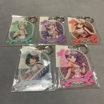 Roselia 아크릴 키링 5개 세트