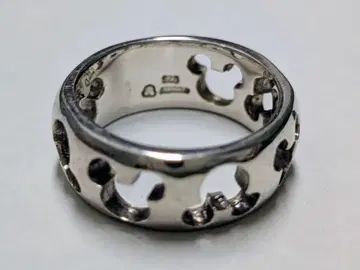 DISNEY 디즈니 미키마우스 빈티지 반지 실버925