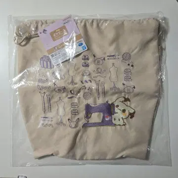 포켓 피스 제일복권 E상 자수 토트백 미미큐