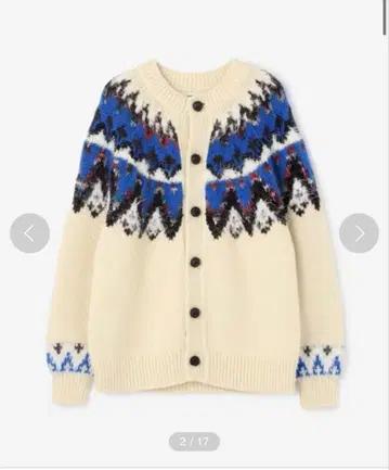 COOHEN 코헨 노르딕 니트 가디건