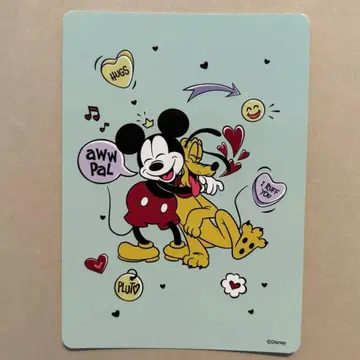 [레어] 디즈니 가위바위보 카드 점포 한정판 히로시마 후추 이온몰