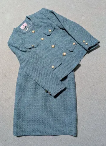 트위드 수트 자켓 스커트 9호