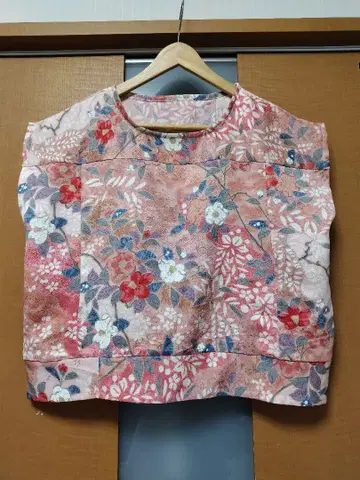 츠지가하나 튜닉, 순수 실크, 기모노 리메이크