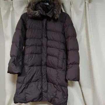 유니클로 라이트웨이트 다운 후디드 코트 M