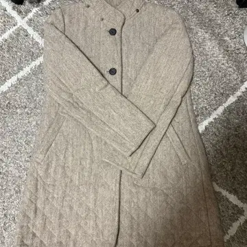 베이지 퀼팅 자켓 울 유나이티드 애로우즈