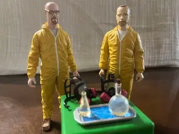 브레이킹 배드 월터 화이트 제시 핑크맨 보호 의류 피규어