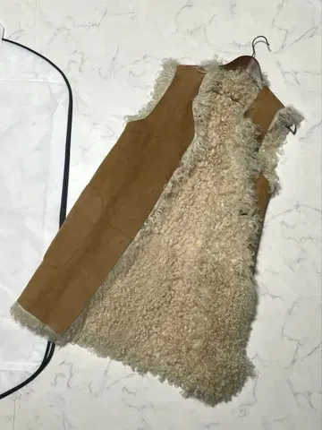 Drawer 무스탕 리버서블 지레 베스트 컬리 퍼 드로어