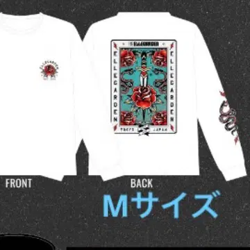 ELLEGARDEN 롱 T 화이트 M 화이트 티셔츠 엘르가든