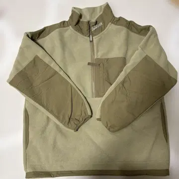 거의 새상품 GERRY 카키 플리스 자켓 하프 지퍼