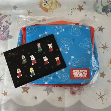 StrayKids 스키즈사우나 퍼핌 트래블 파우치