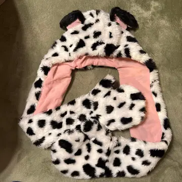 디즈니 팬 캡 머플러 장갑 101마리 강아지 새상품급