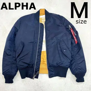 [ 새상품급 ] ALPHA MA-1 성조기 리버서블 플라이트 자켓 M