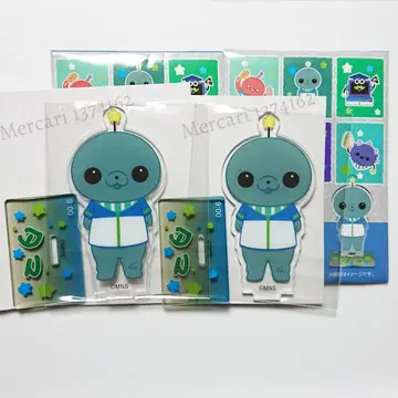 교육 방송 타마 훼미리마트 아크릴 스탠드 2개 훼미리마트 아크릴 스탠드