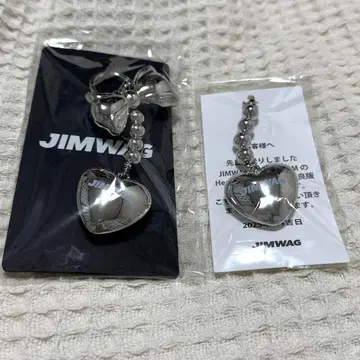 [ 미사용 새상품 ] JIMWAG V.I.P. CHARM 하트 반지 키링
