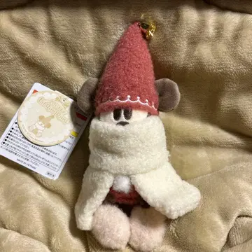 디즈니 크리스마스 2025 릴린린 인형 배지 빨간색 미사용