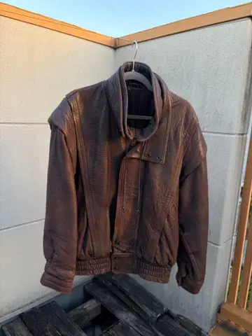 빈티지 가죽 자켓