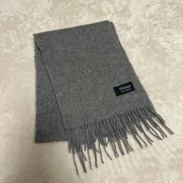 Filomo 캐시미어 100% 머플러 그레이