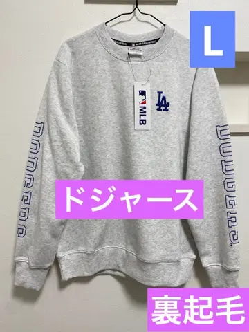 새상품 남성용 속기모 MLB LA 다저스 맨투맨 그레이 L 사이즈